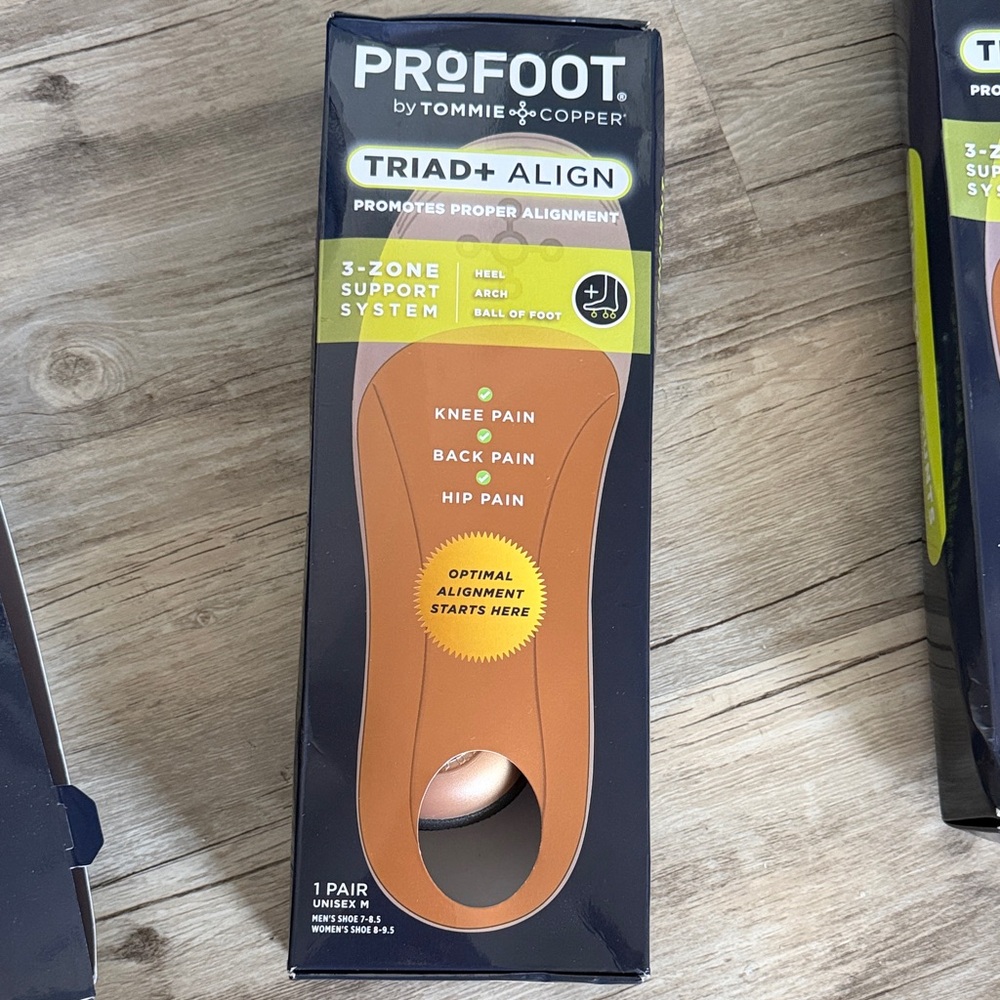 🦶 New Tommie Copper ProFoot Triad Align Insole - Picture 2 of 3